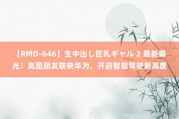 【RMD-646】生中出し巨乳ギャル 2 最新曝光！岚图朋友联袂华为，开启智能驾驶新高度