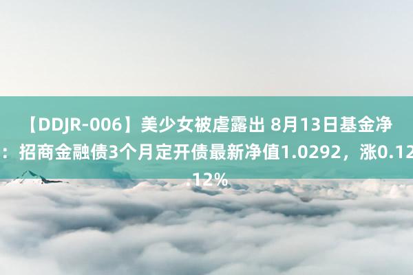 【DDJR-006】美少女被虐露出 8月13日基金净值：招商金融债3个月定开债最新净值1.0292，涨0.12%