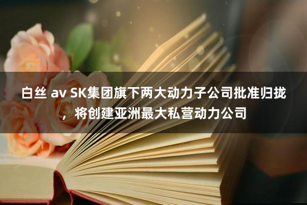 白丝 av SK集团旗下两大动力子公司批准归拢，将创建亚洲最大私营动力公司